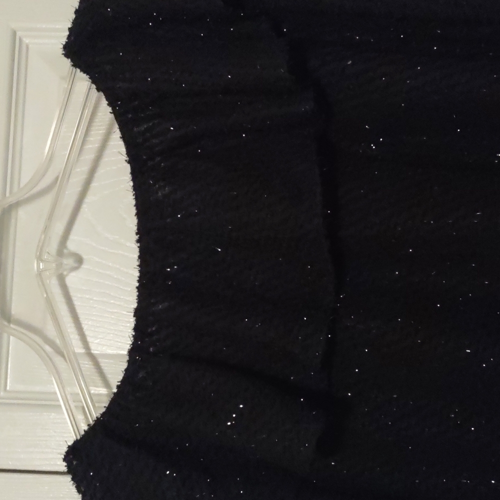 Loft Sparkly Black Blouse - Picture 4 of 7